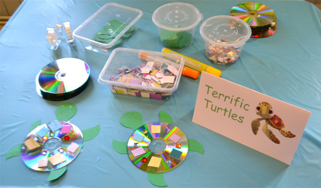 how to make a cd turtle